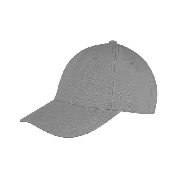 Result Headwear Memphis basebollkeps med 6 paneler i borstad bomull och låg profil