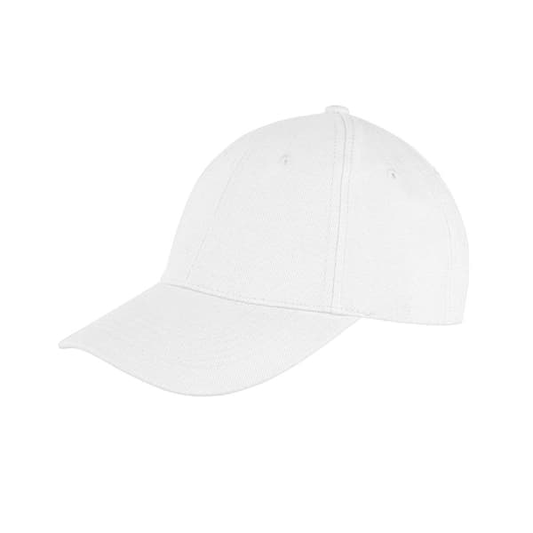 Result Headwear Memphis basebollkeps med 6 paneler i borstad bomull och låg profil