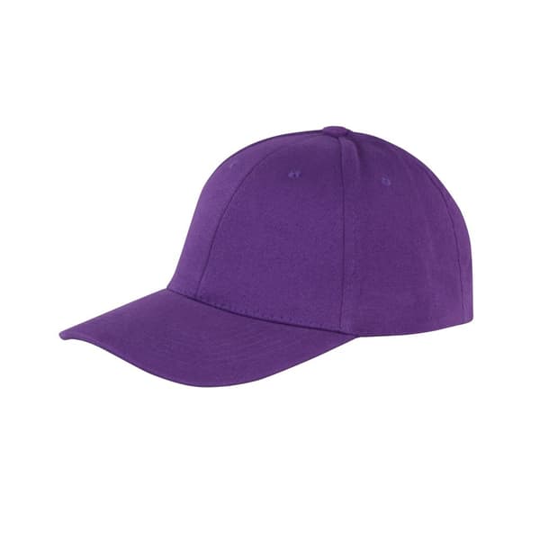 Result Headwear Memphis basebollkeps med 6 paneler i borstad bomull och låg profil