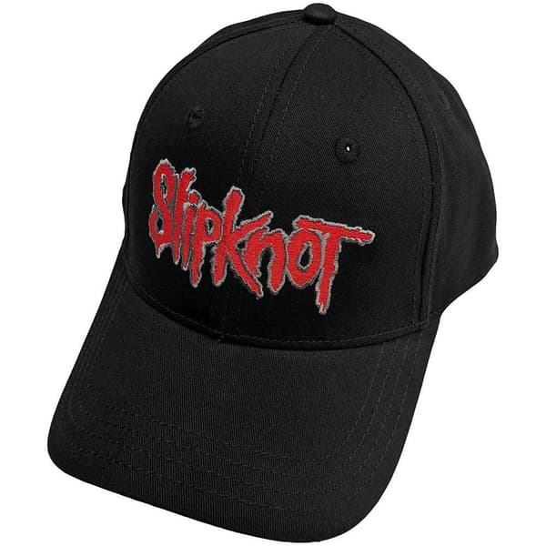 Slipknot Text Logo Baseball Cap Black One Size