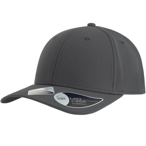 Atlantis Unisex Adult Sand 6 Panel Återvunnen keps Dark Grey One Size