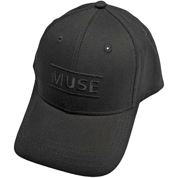 Muse Unisex vuxen logotyp baseballkeps Black One Size