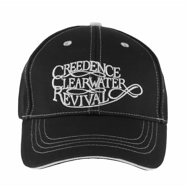 Creedence Clearwater Revival Unisex vuxen logotyp baseballkeps Black One Size