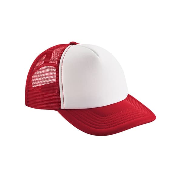 Beechfield Vintage Snapback Trucker Cap Classic Red/White One Size