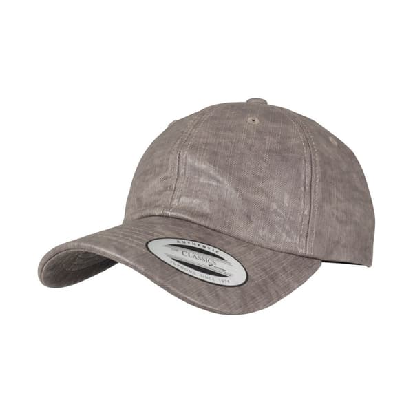 Flexfit PU-belagd keps med låg profil Dark Taupe One Size