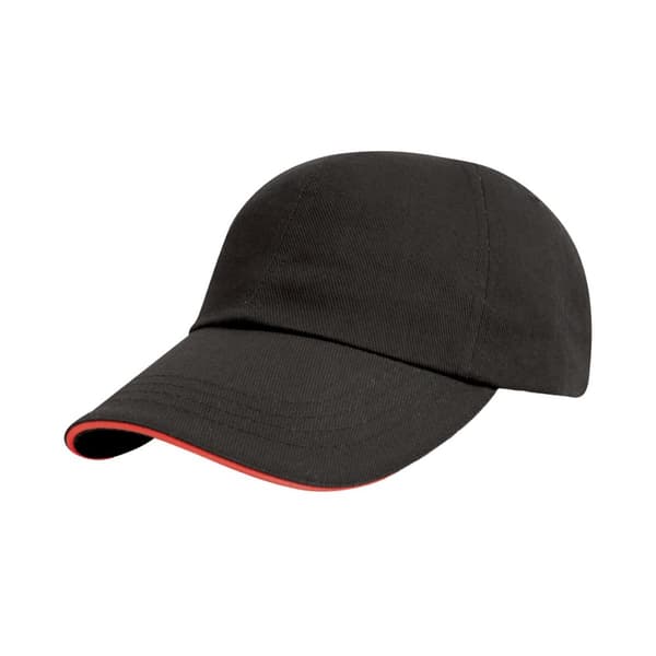 Result Headwear Baseball Cap Black/Red One Size