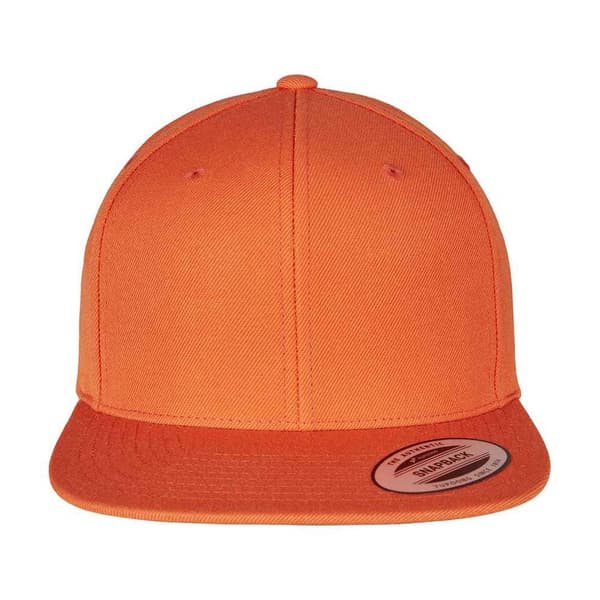 Flexfit Mesh Snapback Klassisk basebollkeps Orange One Size