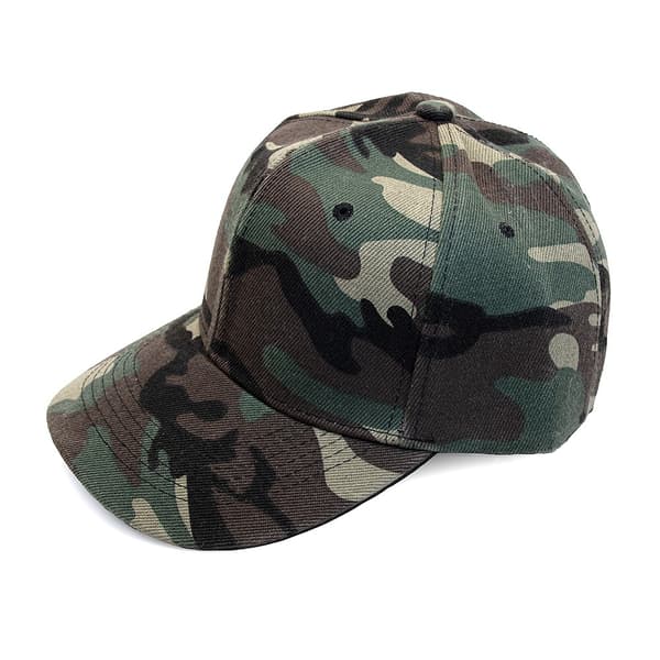 Keps / Baseballkeps Camo Kamouflage - Grå eller Grön Grön