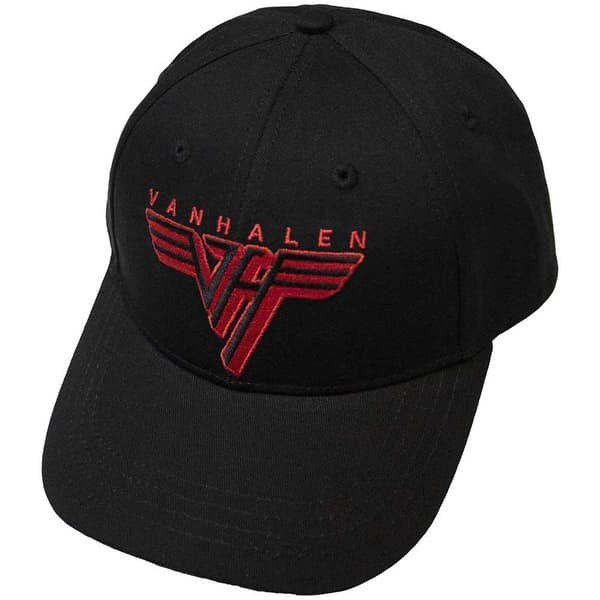 Van Halen Unisex voksen baseballkasket med klassisk logo Black One Size