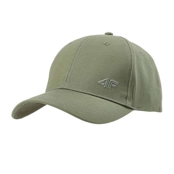4F Plain Buckle Baseball Cap Khaki S-M