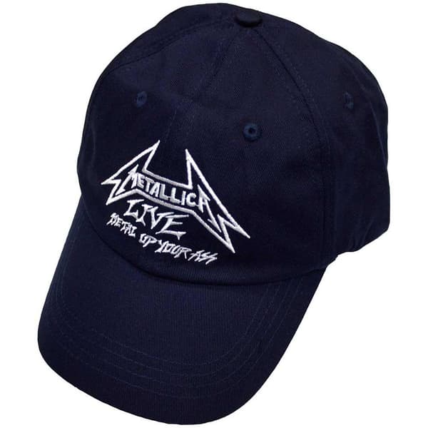 Metallica Unisex Adult Live Baseball Cap Navy Blue One Size