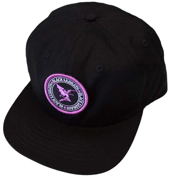 Black Sabbath Unisex Adult Purple Daemon Emblem Baseball Cap Black One Size