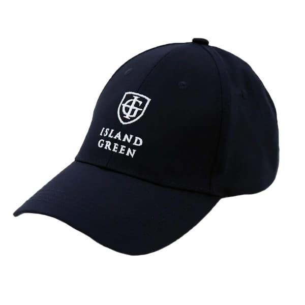 Island Green Mens Logo Curved Peak Golf Hat