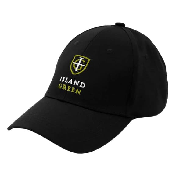 Island Green Mens Logo Curved Peak Golf Hat