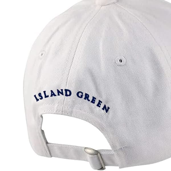 Island Green Mens Logo Curved Peak Golf Hat