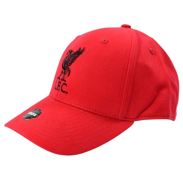 Liverpool FC Strapback Liver Bird Baseball Cap Red/Black One Size