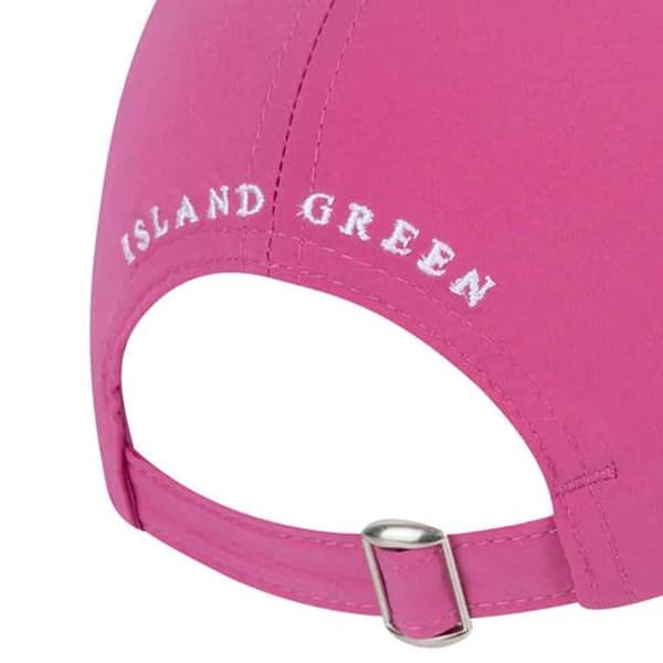 Island Green Womens/Ladies Diamante Logo Baseball Cap