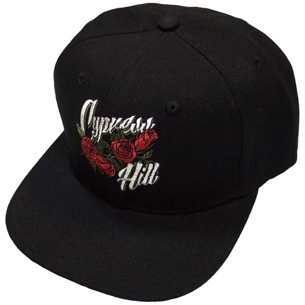 Cypress Hill Unisex Adult Roses Logo Baseball Cap Black One Size