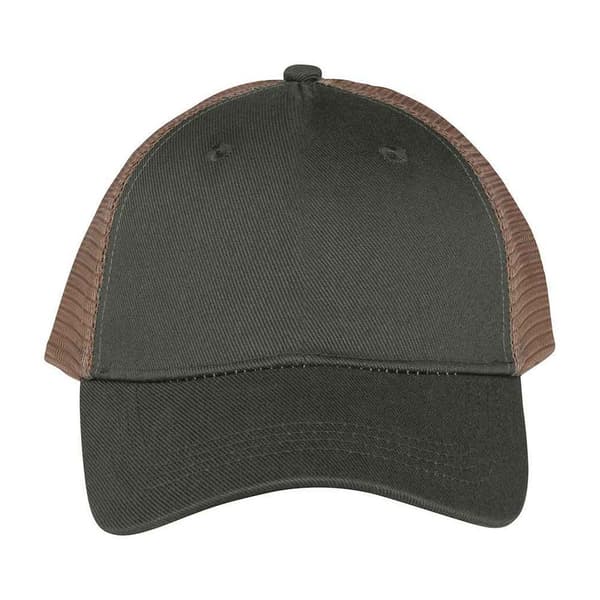 Native Spirit 5 Panel Trucker Cap Organic Khaki One Size