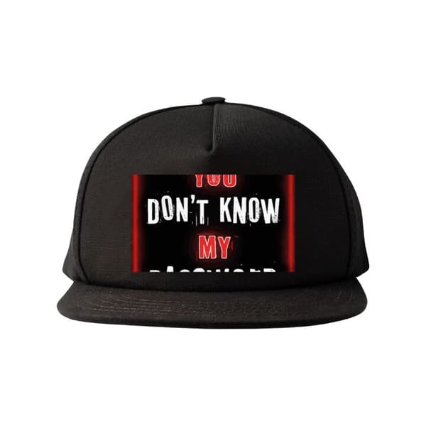 Snapback Kasket | Behagelig og Justerbar til Voksne Adgangskod