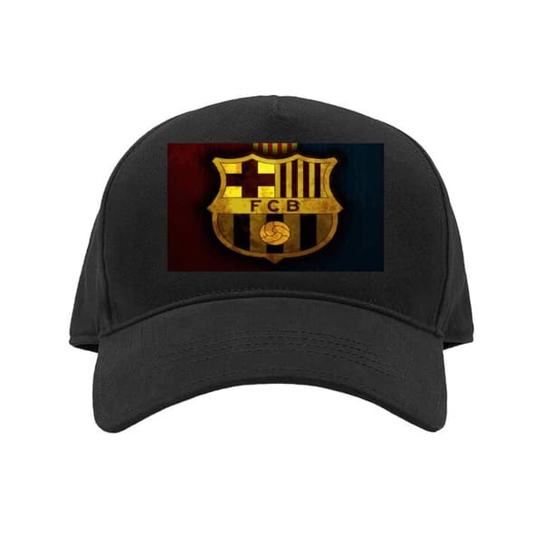 Barn-Keps | Justerbar Keps för Barn FC Barcelona Svart Barn