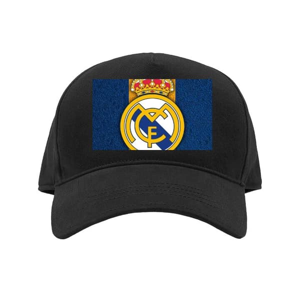 Barn-Keps | Justerbar Keps för Barn Real Madrid CF Svart Barn