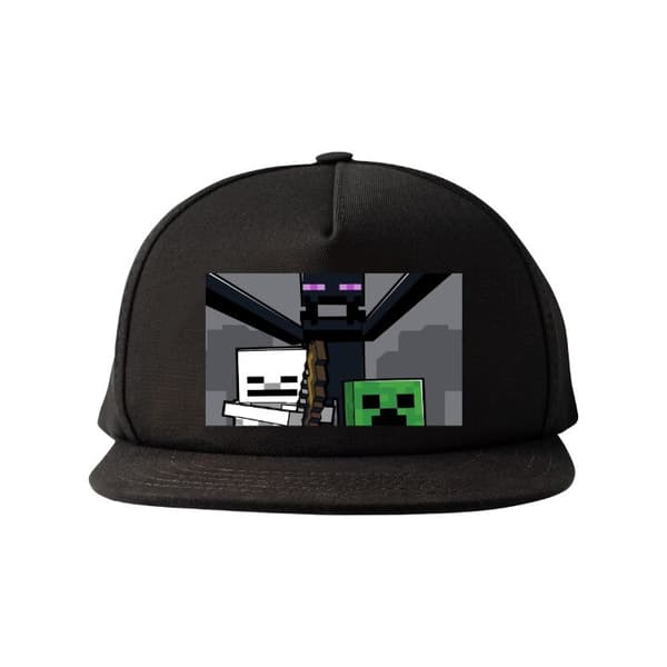 Snapback Kasket | Behagelig og Justerbar til Voksne Minecraft