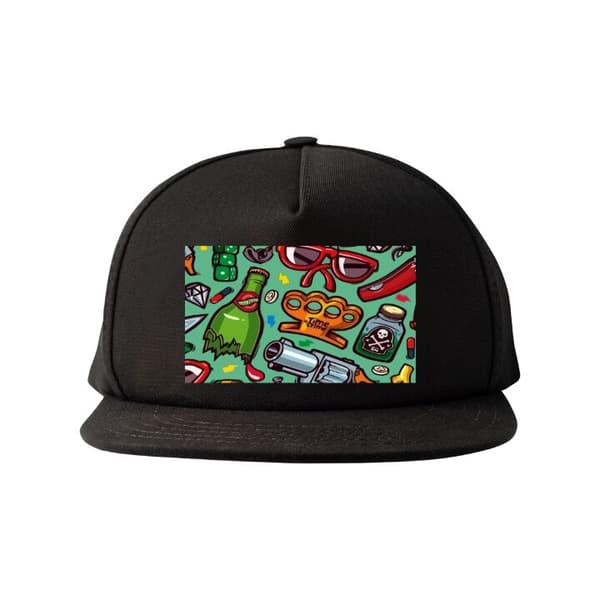Snapback Keps | Bekväm och Justerbar för Vuxna Figurer