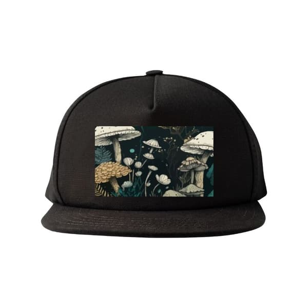 Snapback Keps | Bekväm och Justerbar för Vuxna Svampar