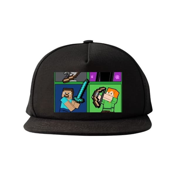 Snapback Lippis | Mukava ja Säädettävä Aikuisille Minecraft