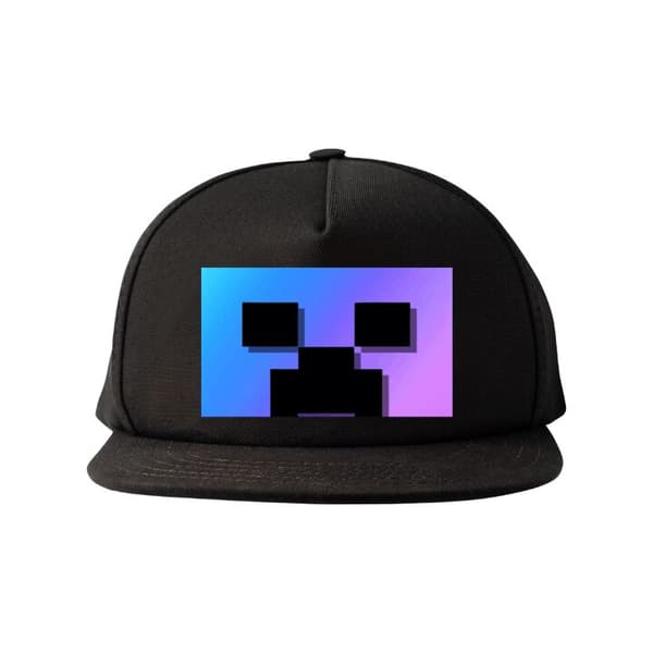 Snapback Kasket | Behagelig og Justerbar til Voksne Minecraft