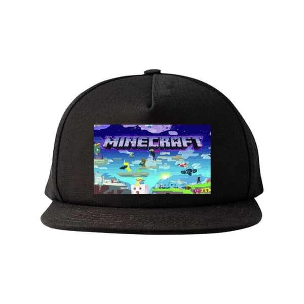 Snapback Keps | Bekväm och Justerbar för Vuxna Minecraft