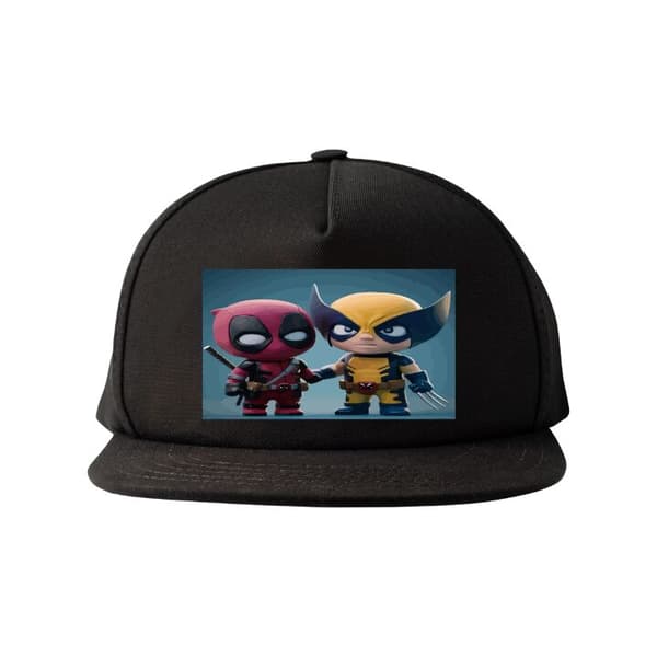Snapback Kasket | Behagelig og Justerbar til Voksne Deadpool &