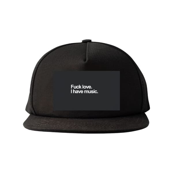 Snapback Kasket | Behagelig og Justerbar til Voksne Fuck Love