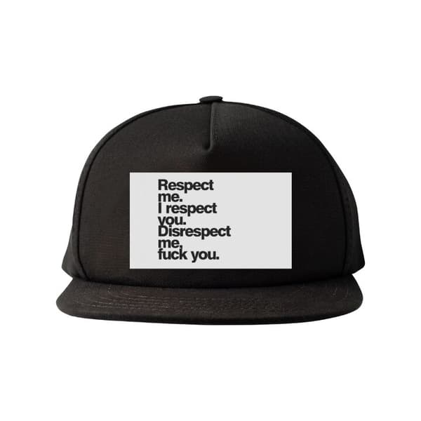 Snapback Keps | Bekväm och Justerbar för Vuxna Respect