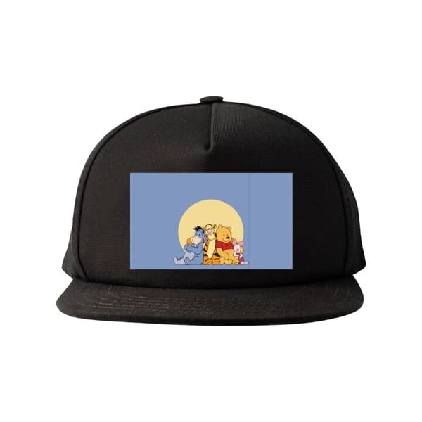Snapback Keps | Bekväm och Justerbar för Vuxna Nalle Puh och v