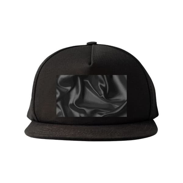 Snapback Kasket | Behagelig og Justerbar til Voksne Silke Sort