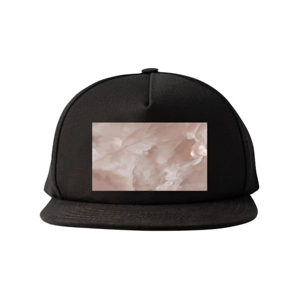 Snapback Keps | Bekväm och Justerbar för Vuxna Marmor Rosa