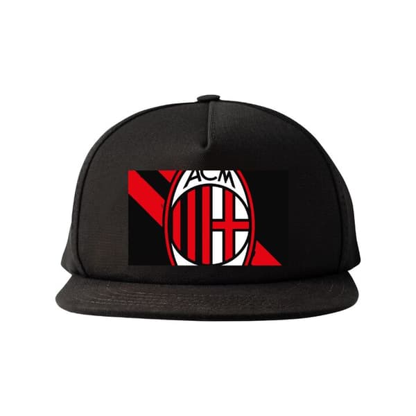 Snapback Kasket | Behagelig og Justerbar til Voksne AC Milan