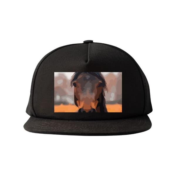 Snapback Keps | Bekväm och Justerbar för Vuxna Höstens Häst