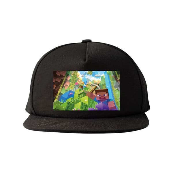 Snapback Keps | Bekväm och Justerbar för Vuxna Minecraft