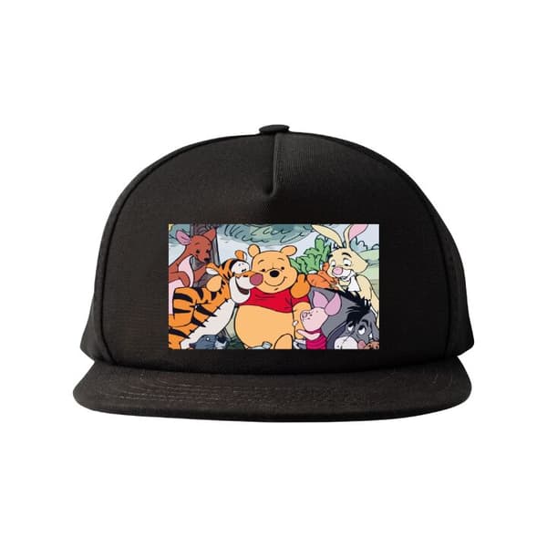 Snapback Kasket | Behagelig og Justerbar til Voksne Nalle Puh