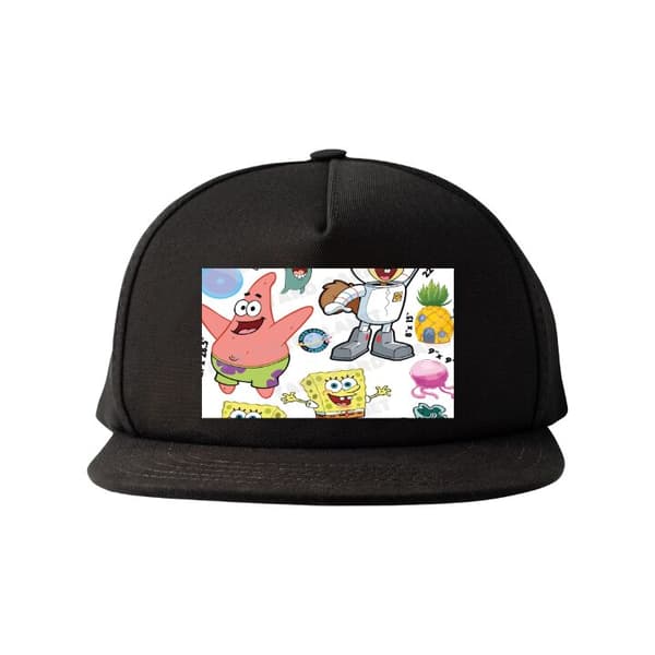 Snapback Keps | Bekväm och Justerbar för Vuxna SpongeBob Squar