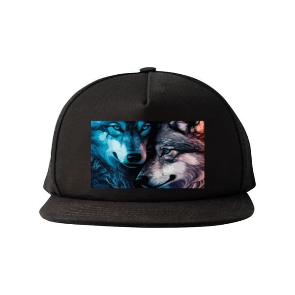 Snapback Keps | Bekväm och Justerbar för Vuxna Vargar i natten