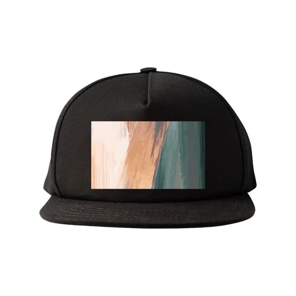 Snapback Keps | Bekväm och Justerbar för Vuxna Abstrakt Mönste