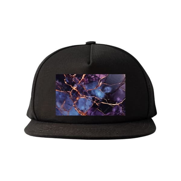 Snapback Caps | Komfortabel og Justerbar for Voksne Marmor Blå