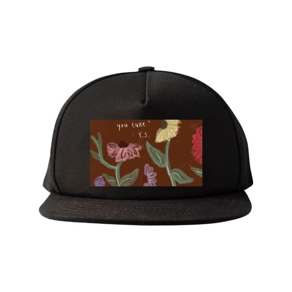Snapback Kasket | Behagelig og Justerbar til Voksne Blomster
