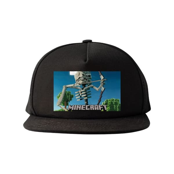 Snapback Keps | Bekväm och Justerbar för Vuxna A Minecraft Mov