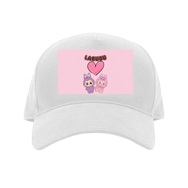 Barn-Caps | Justerbar Caps for Barn Labubu Pink Monster