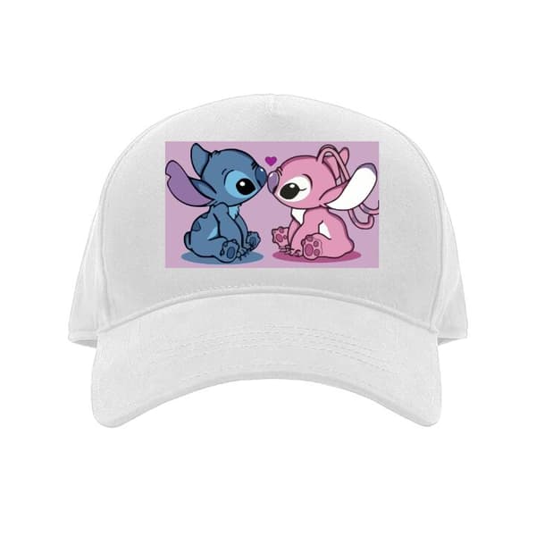 Barn-Keps | Justerbar Keps för Barn Lilo & Stitch – Angel Edit Vit Vuxen